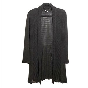 Long sweater, black, XLP